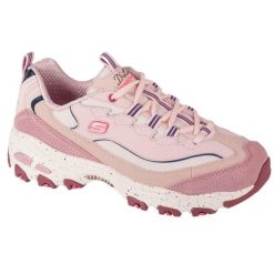Buty sportowe Sneakersy damskie Skechers D'Lites - Bold Views. Czerwone buty sportowe na co dzień damskie Skechers, bez wzorów, ze skóry, trekkingowe, Skechers Sport. Za 406.00 zł.