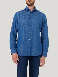 Pierre Cardin Koszula w kolorze niebieskim rozmiar: L. Niebieskie koszule męskie Pierre Cardin, l, bez wzorów, z bawełny, bez kołnierzyka, bez ramiączek. Za 119.45 zł.