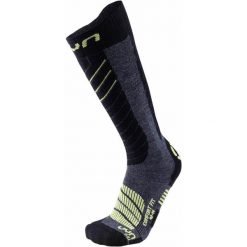 Skarpety narciarskie męskie UYN Ski Comfort Fit. Niebieskie skarpetki męskie UYN, bez wzorów, z wełny. Za 149.00 zł.