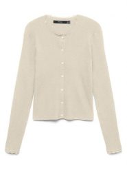 Vero Moda Kardigan w kolorze beżowym rozmiar: XS. Brązowe kardigany damskie Vero Moda, xs, bez wzorów, ze splotem. Za 91.95 zł.