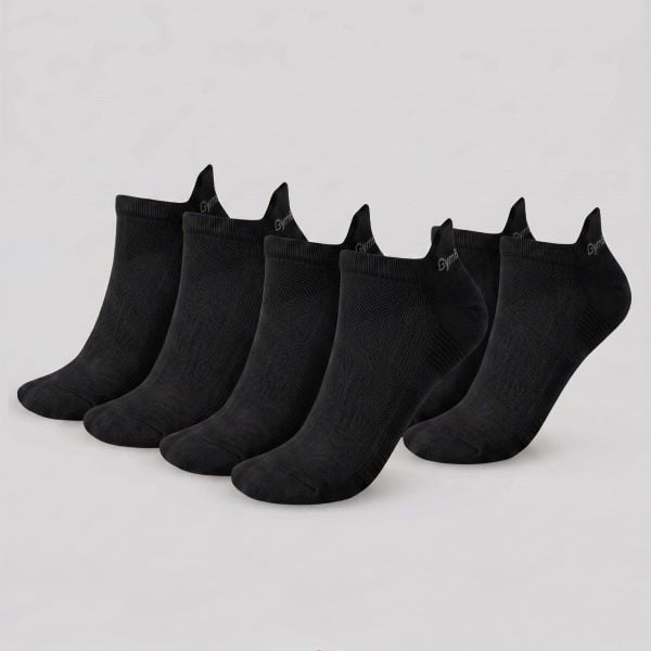 Skarpetki unisex bieganie niskie Tab. Czarne skarpetki damskie GYMBEAM, bez wzorów, z elastanu. Za 34.90 zł.