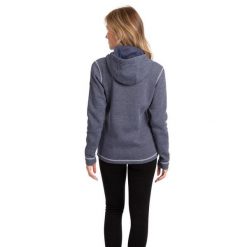 Bluza polarowa damska Trespass Rootless niebieska M. Niebieskie bluzy z kapturem damskie Trespass, m, z polaru. Za 340.99 zł.