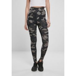 Damskie legginsy Urban Classic camo waist. Czarne legginsy damskie Urban Classics, bez wzorów. Za 175.50 zł.