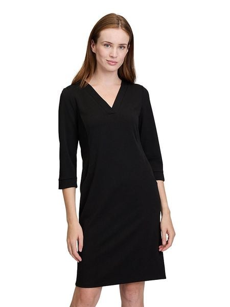 CARTOON Sukienka w kolorze czarnym rozmiar: 42. Czarne sukienki damskie Cartoon, bez wzorów, bez kołnierzyka, bez ramiączek, mini. Za 126.15 zł.