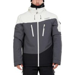 Kurtka narciarska męska Fundango Privet Allmountain. Białe kurtki męskie Fundango, na zimę, m, bez wzorów, sportowe, bez kaptura. W wyprzedaży za 639.00 zł.