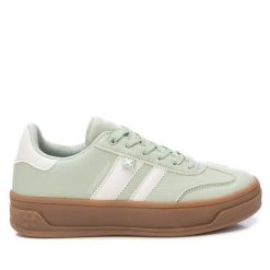 Buty sportowe Xti model 143645-AQUA dla kobiet. Zielone buty sportowe na co dzień damskie XTI, bez wzorów, z materiału, trekkingowe. Za 209.35 zł.
