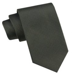 Klasyczny, Męski Krawat - Szeroki - Chattier - Zgniła Zieleń, Drobny Wzór. Zielone krawaty i muchy męskie Chattier, bez wzorów, z tkaniny, eleganckie. Za 49.00 zł.