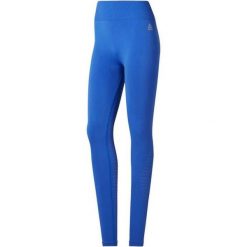 Legginsy damskie Reebok Wor Myt Seamless Tight. Niebieskie bielizna termoaktywna damska Reebok, bez wzorów, na fitness i siłownię. Za 156.99 zł.