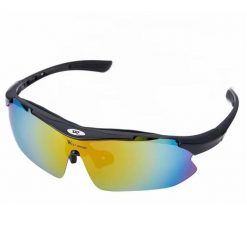 Sportowe okulary przeciwsłoneczne UV400 Ochrona na zewnątrz. Czarne okulary przeciwsłoneczne damskie WEST BIKING. Za 63.60 zł.