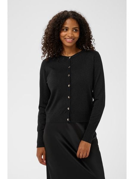 Kaffe Kardigan w kolorze czarnym rozmiar: XL. Czarne kardigany damskie Kaffe, xl, bez wzorów. Za 121.80 zł.