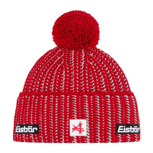 Czapka Eisbar Ronda Pompon MÜ SA. Czerwone czapki męskie Eisbar, z wełny. Za 221.04 zł.