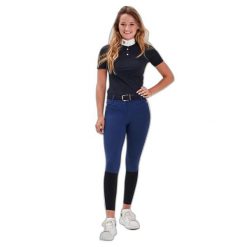 Damskie spodnie jeździeckie Gaze Jamira. Niebieskie spodnie materiałowe damskie GAZE, bez wzorów, z tkaniny, eleganckie. Za 1,120.00 zł.