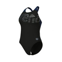 Damski kostium kąpielowy 1-częściowy Arena Flowing V Back. Czarne stroje jednoczęściowe damskie Arena, l, bez wzorów. Za 248.50 zł.