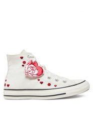 Converse Trampki Chuck Taylor All Star Roses A13650C Biały. Białe trampki i tenisówki damskie Converse, bez wzorów, z materiału. Za 239.99 zł.