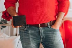 Beltimore skórzany pasek męski brązowy szeroki E03 : Kolory - brązowy, beżowy, Rozmiar pasków - r.100-115 cm. Brązowe paski męskie bez wzorów. Za 49.90 zł.