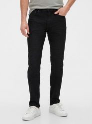 GAP Dżinsy - Slim fit - w kolorze czarnym rozmiar: W33/L32. Czarne jeansy męskie GAP. Za 119.95 zł.