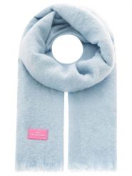 Zwillingsherz Szal w kolorze błękitnym - 180 x 60 cm rozmiar: onesize. Niebieskie szaliki i kominy damskie Zwillingsherz, bez wzorów, z materiału. Za 82.99 zł.