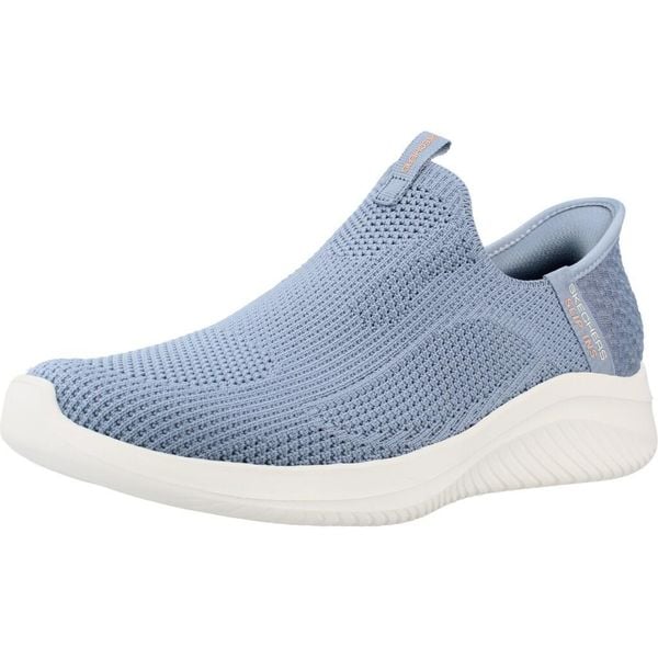 Buty SKECHERS 150450S Niebieski. Niebieskie obuwie trekkingowe damskie Skechers. Za 241.99 zł.
