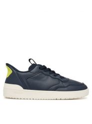 Geox Sneakersy J65NRA 05415 C0749 D 2 Granatowy. Niebieskie buty sportowe chłopięce Geox, bez wzorów, ze skóry, bez zapięcia. Za 269.99 zł.