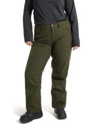 Burton Spodnie narciarskie "Society" w kolorze khaki rozmiar: XS. Brązowe spodnie dresowe damskie Burton, xs, z materiału, narciarskie. Za 278.01 zł.