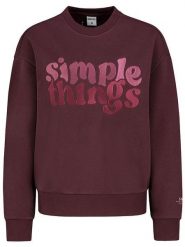 Sublevel Bluza "Elsa" w kolorze bordowym rozmiar: XS. Czerwone bluzy bez kaptura damskie Sublevel, xs. Za 88.02 zł.