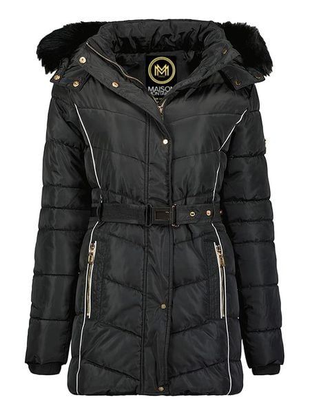 Maison Montaigne Kurtka pikowana "Beckmai" w kolorze czarnym rozmiar: XXL. Czarne kurtki damskie Maison Montaigne, xxl, bez wzorów, z tkaniny, bez kaptura. Za 239.29 zł.