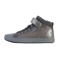 Buty GEOX J KALISPERA GIRL I Srebrny. Szare obuwie treningowe damskie Geox, do biegania. Za 299.40 zł.