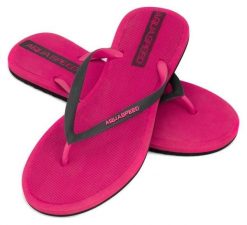 Japonki basenowe damskie Aqua Speed Genoa. Czarne klapki damskie Aqua-Speed, bez wzorów, z materiału, bez obcasa. Za 47.99 zł.