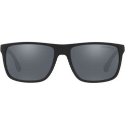 Emporio Armani - Okulary 0EA4033. Czarne okulary przeciwsłoneczne męskie Emporio Armani, z materiału. W wyprzedaży za 439.90 zł.