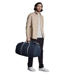 Torba Na Ramię Vintage Canvas 45 Litrów Jeden Rozmiar. Niebieskie torby męskie na ramię QUADRA, bez wzorów, z materiału, na ramię. Za 218.99 zł.