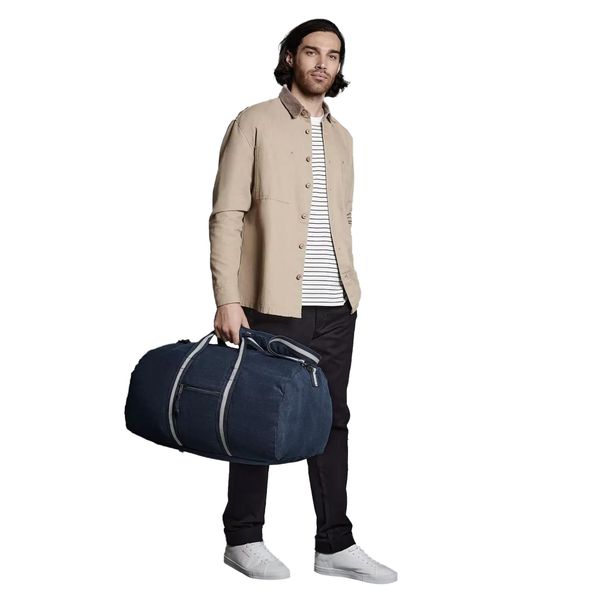 Torba Na Ramię Vintage Canvas 45 Litrów Jeden Rozmiar. Niebieskie torby męskie na ramię QUADRA, bez wzorów, z materiału, na ramię. Za 218.99 zł.