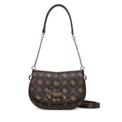 Torebka Guess. Brązowe torebki klasyczne damskie Guess, z aplikacjami, bez dodatków. Za 589.99 zł.