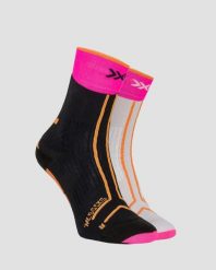 Skarpety trailowe X-Socks Trailrun Terraskin Expert Crew. Brązowe skarpetki damskie X-Socks, bez wzorów, z materiału. Za 102.00 zł.