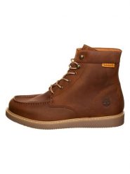 Timberland Skórzane botki "Newmarket II" w kolorze jasnobrązowym rozmiar: 43. Brązowe buty zimowe męskie Timberland, bez zapięcia. Za 293.99 zł.