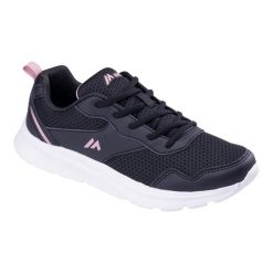 Damskie Buty Sportowe Derun. Czarne buty sportowe na co dzień damskie MARTES ESSENTIALS, bez wzorów, z materiału. Za 113.99 zł.