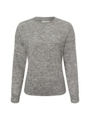 Msch Copenhagen Sweter Kobiety szary, S/M. Szare swetry klasyczne damskie MSCH Copenhagen, m, z dzianiny, bez kołnierzyka. Za 349.95 zł.
