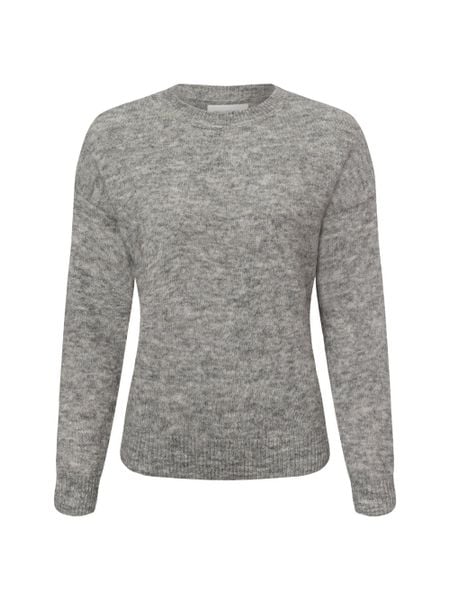 Msch Copenhagen Sweter Kobiety szary, S/M. Szare swetry klasyczne damskie MSCH Copenhagen, m, z dzianiny, bez kołnierzyka. Za 349.95 zł.