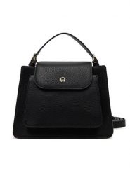 Aigner Torebka Delia S 133020 Czarny. Czarne torebki klasyczne damskie Aigner, bez wzorów, ze skóry, bez dodatków. Za 1,969.00 zł.