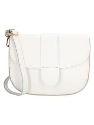 Charm Skórzana torebka w kolorze białym - 21 x 16 x 6 cm rozmiar: onesize. Białe torebki klasyczne damskie Charm, bez wzorów, z materiału, bez dodatków. Za 130.99 zł.