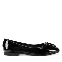 Baleriny Clara Barson. Czarne baleriny damskie Clara Barson, bez wzorów, bez obcasa. Za 69.99 zł.