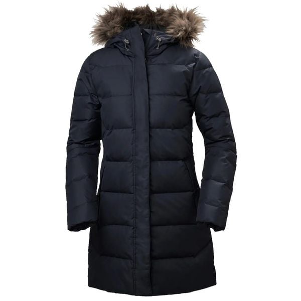 Płaszcz puchowy damski Helly Hansen Aden Down Parka. Niebieskie parki damskie Helly Hansen, l, bez wzorów, z materiału. Za 1,228.35 zł.