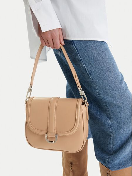 Badura Torebka CEO-ADI-LDA8572 Beżowy. Brązowe torebki klasyczne damskie Badura, bez wzorów, z materiału, bez dodatków. Za 199.99 zł.