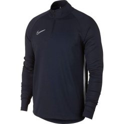 Bluza męska Nike Dry-FIT Academy Drill Top. Niebieskie bluzy bez kaptura męskie Nike, bez wzorów, sportowe, bez kołnierzyka, bez ramiączek. W wyprzedaży za 119.00 zł.