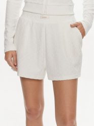 Guess Szorty sportowe V4GD15 KC5W2 Écru Loose Fit. Spodenki sportowe damskie Guess, xl, z syntetyku. Za 369.99 zł.