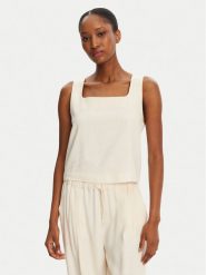 Marella Top Terni 2513161055 Écru Regular Fit. Topy damskie Marella, bez wzorów, ze lnu, bez kołnierzyka. Za 369.99 zł.