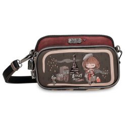 Brązowa Mała Damska Torebka Anekke Mademoiselle. Brązowe torebki klasyczne damskie Anekke, bez wzorów, z materiału, małe, bez dodatków. Za 299.00 zł.