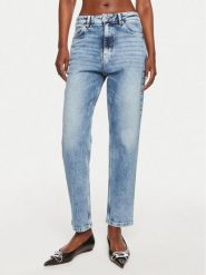 Hugo Jeansy 50519919 Niebieski Mom Fit. Niebieskie jeansy damskie Hugo. Za 649.99 zł.