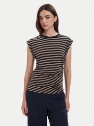 BOSS Bluzka Epka 50574979 Brązowy jasny Regular Fit. Brązowe bluzki damskie Boss, xl, bez wzorów, z bawełny, bez ramiączek. Za 339.99 zł.