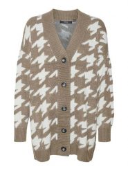 Vero Moda Kardigan w kolorze jasnobrązowym rozmiar: S. Brązowe kardigany damskie Vero Moda, s, bez wzorów. Za 79.21 zł.