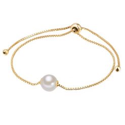 Valero Pearls Srebrna bransoleta srebro wysokiej próby Perła hodowlana słodkowodna żółte złoto Bransoletki 1 ct Damski. Szare bransoletki damskie Valero Pearls, pozłacane. Za 359.99 zł.